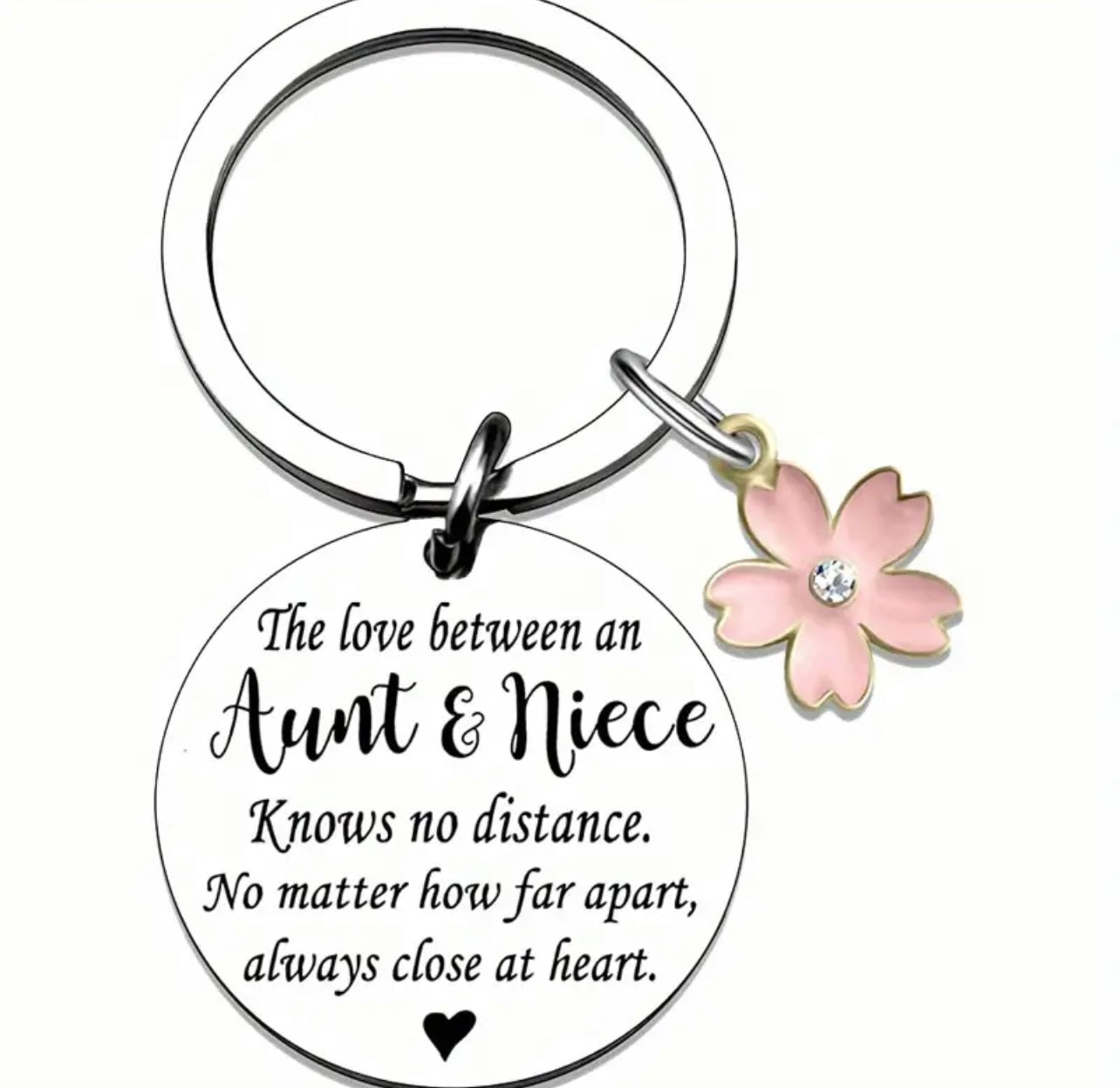 Aunt & Niece Keyring