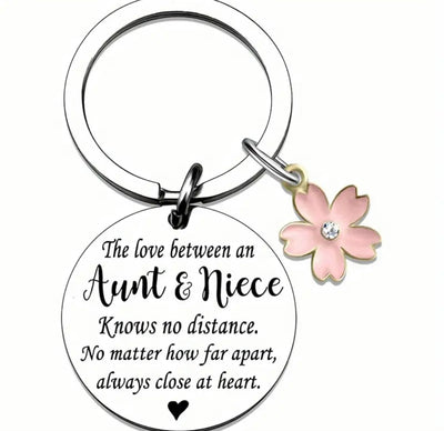 Aunt & Niece Keyring