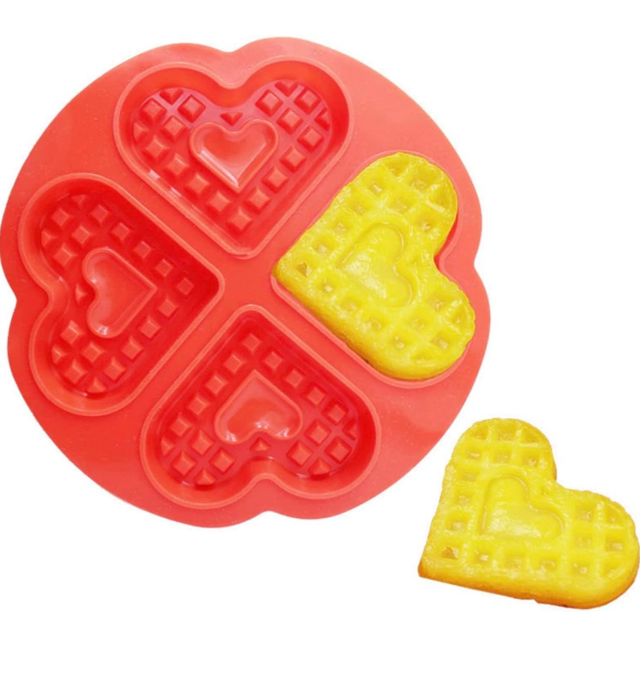 Heart Waffle Mould