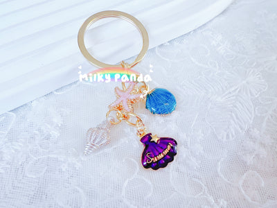 Summer Dress & Shell Keyring