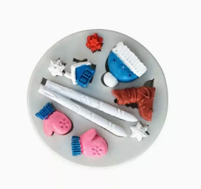 Winter Ski Fondant Mould