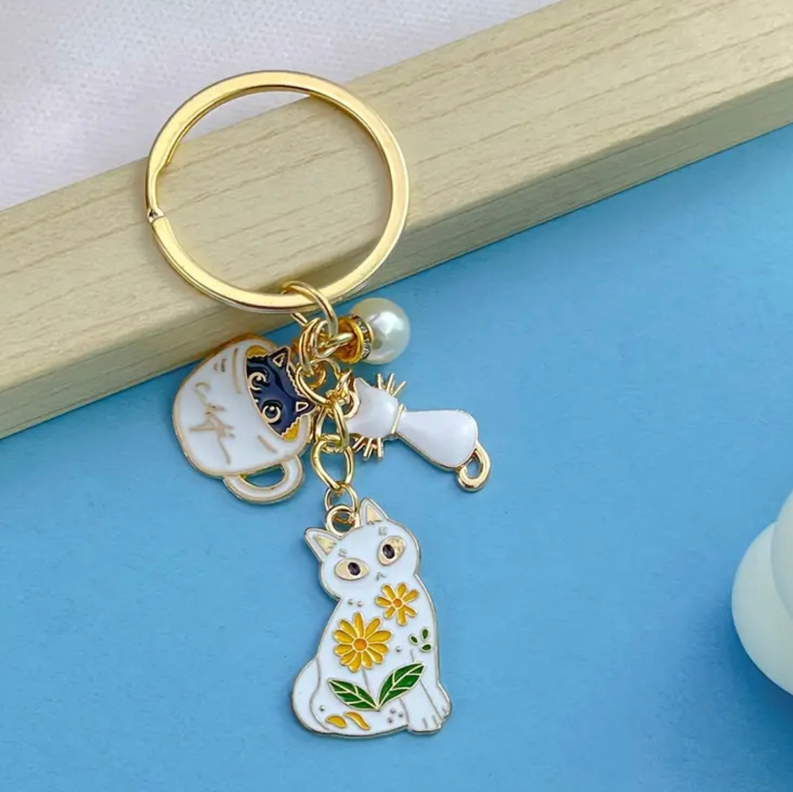 Cat Keyring