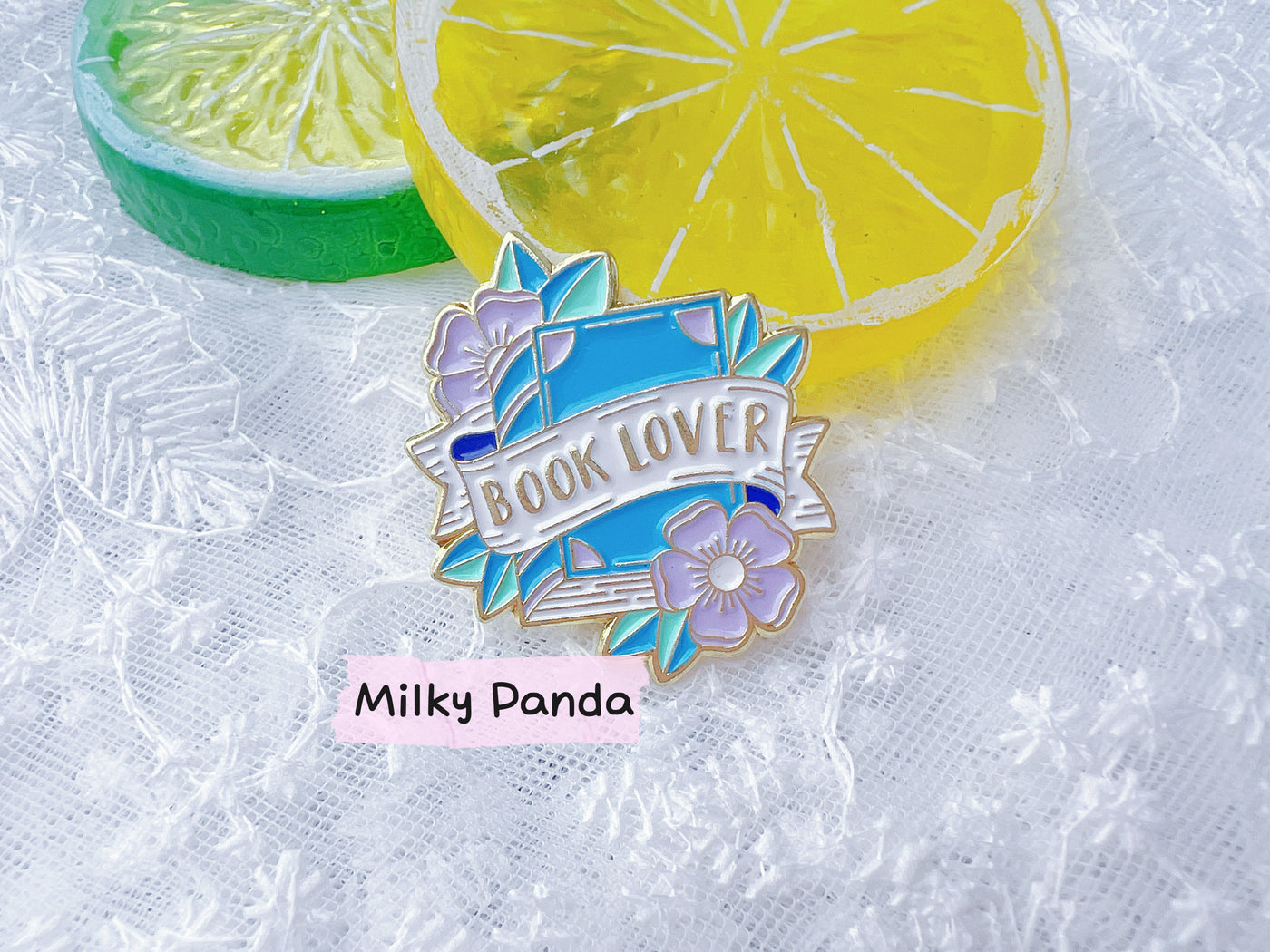 Book Lover Pin
