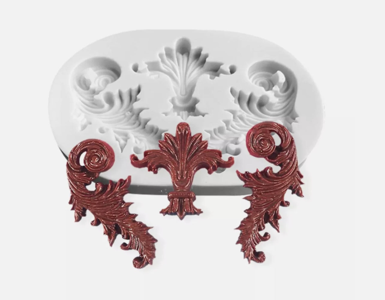 Vintage Baroque Fondant Mould