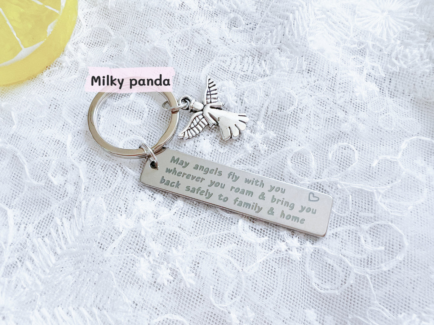 Inspiration Angel Keyring