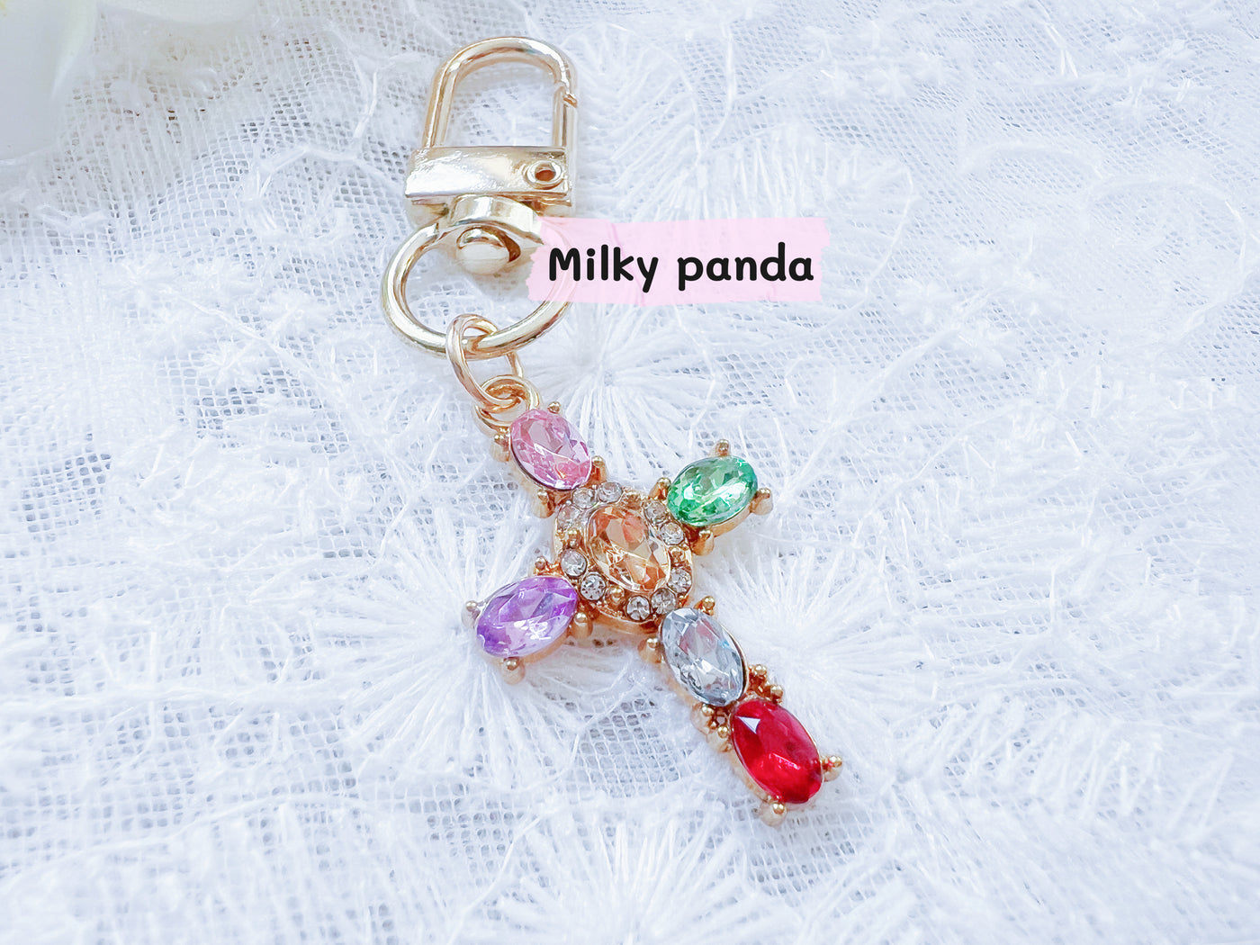 Cross Keyring Charm