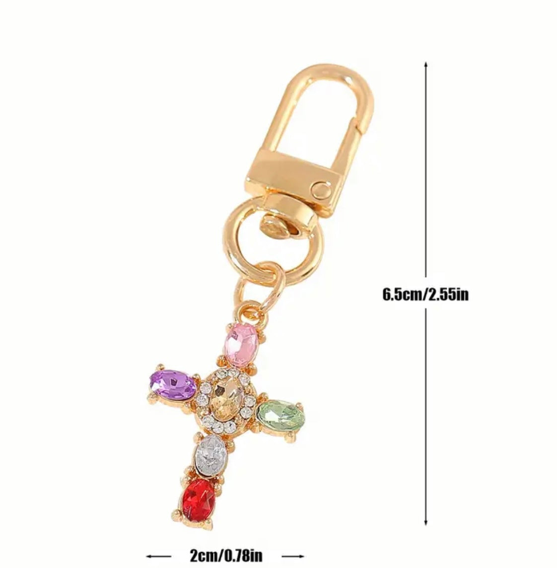 Cross Keyring Charm