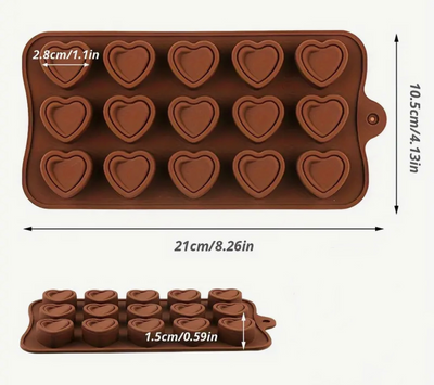 Hearts Chocolate Mould