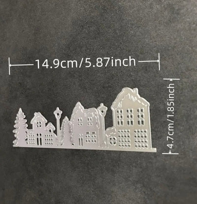 Street Houses Cutting Die