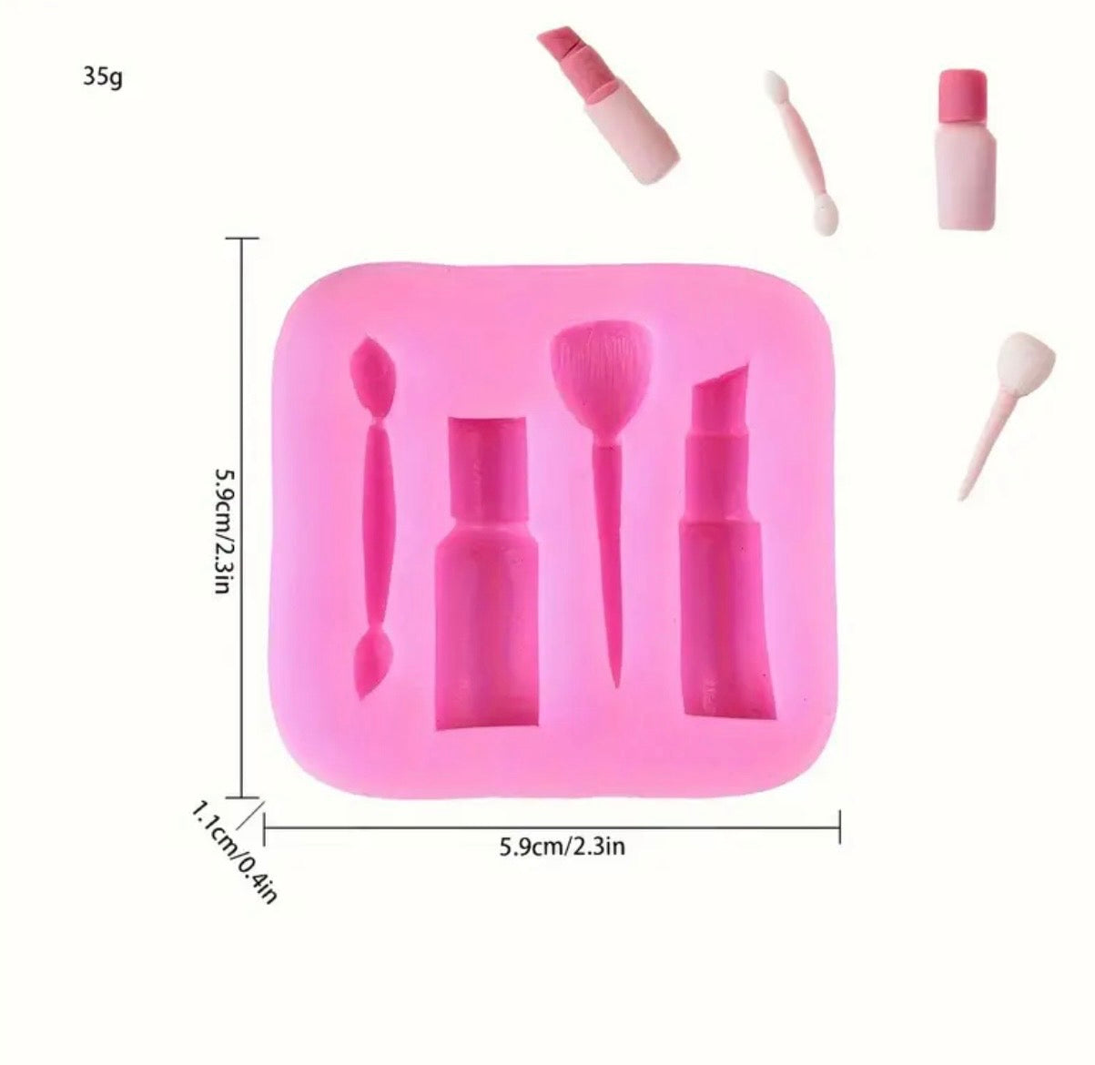 Make Up Fondant Mould