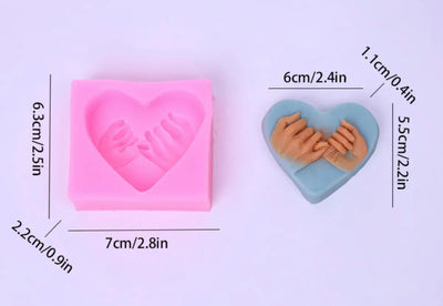 Hand In Hand Fondant Mould