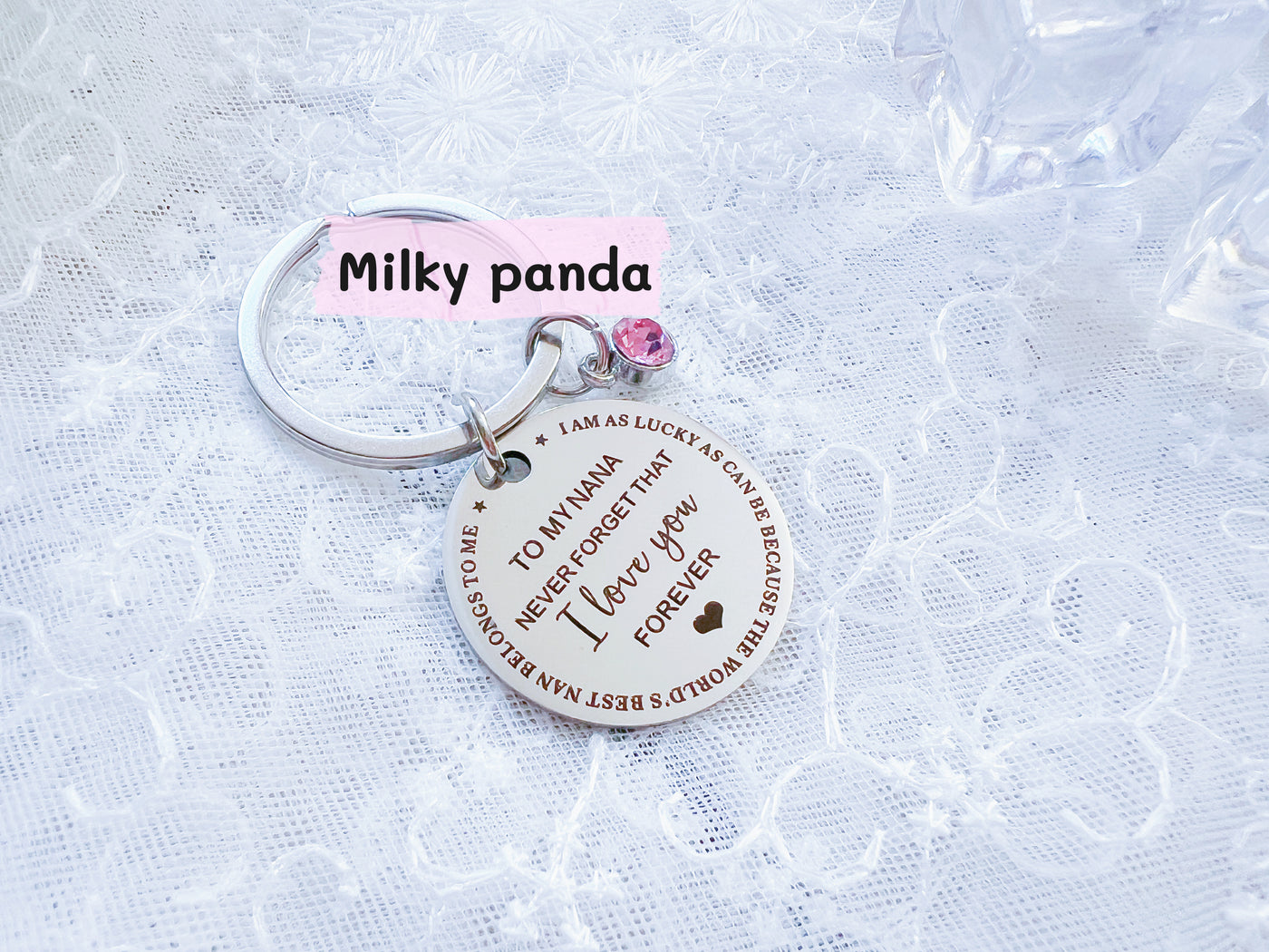 To My Nana Keyring