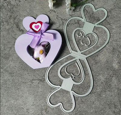 Heart Shape Box Cutting Die