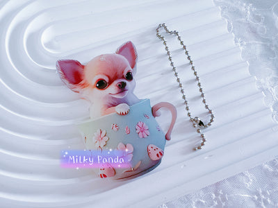Chihuahua Keyring Charm