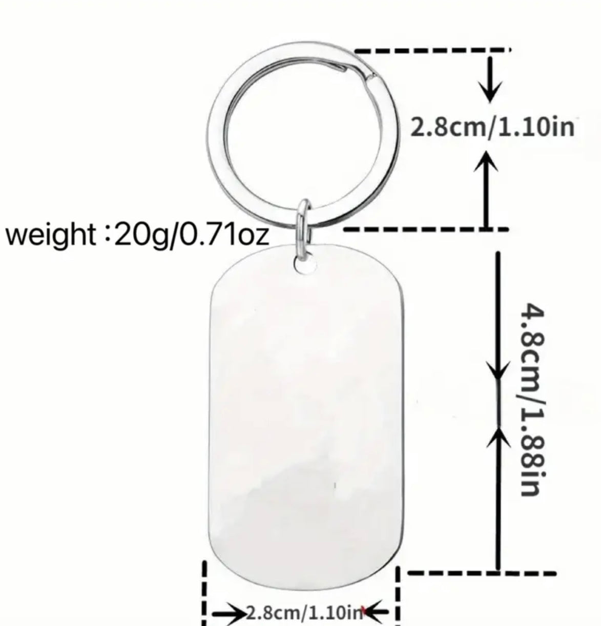 Bible Verse Keyring