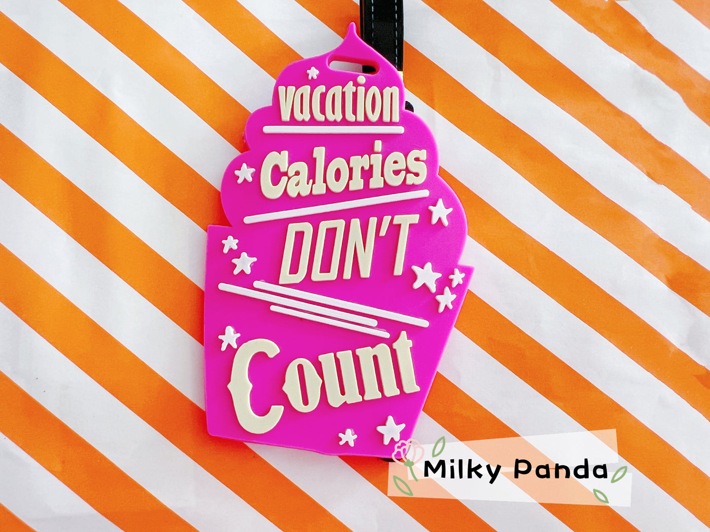 Vacation Calories Don’t Count Luggage Tag