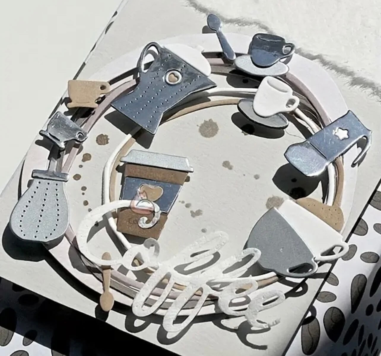 Coffee Theme Cutting Die