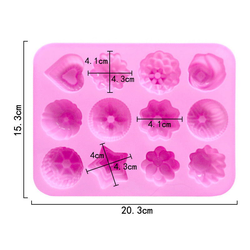 Multi Flowers Silicone Mould