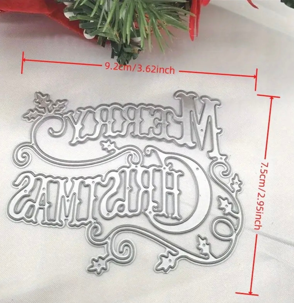 Merry Christmas Cutting Die