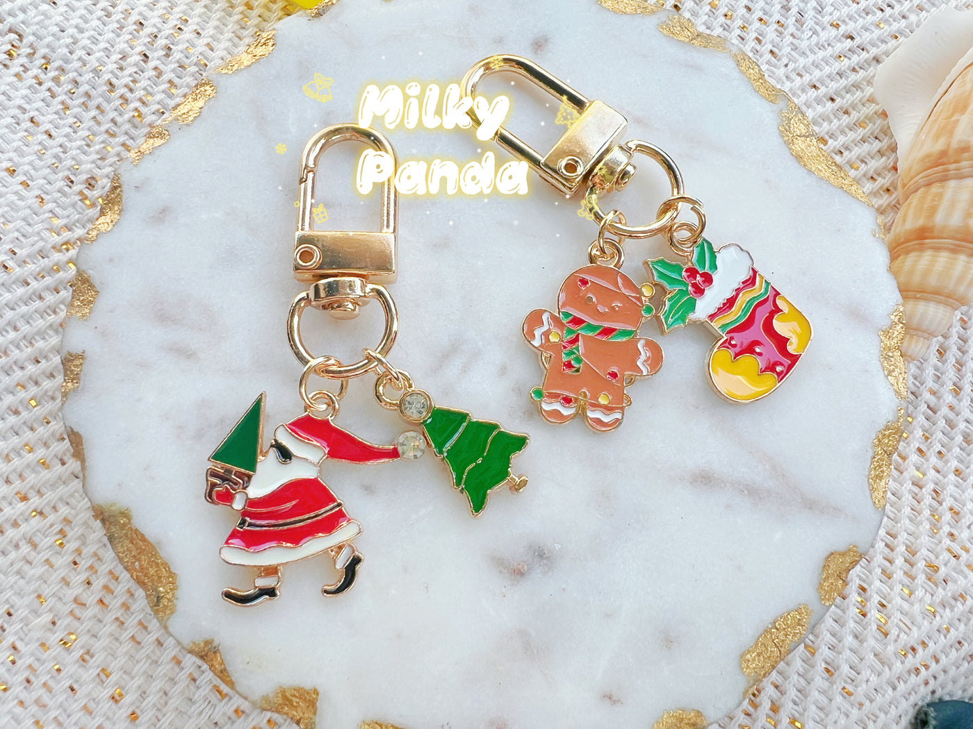 Christmas Theme Keyring
