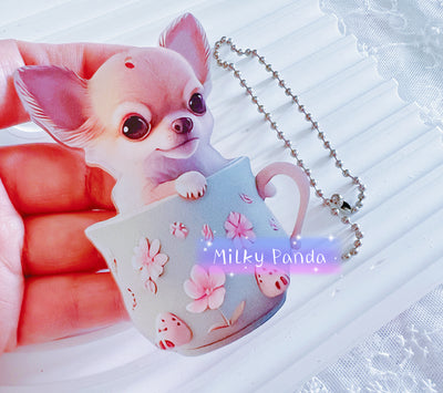 Chihuahua Keyring Charm