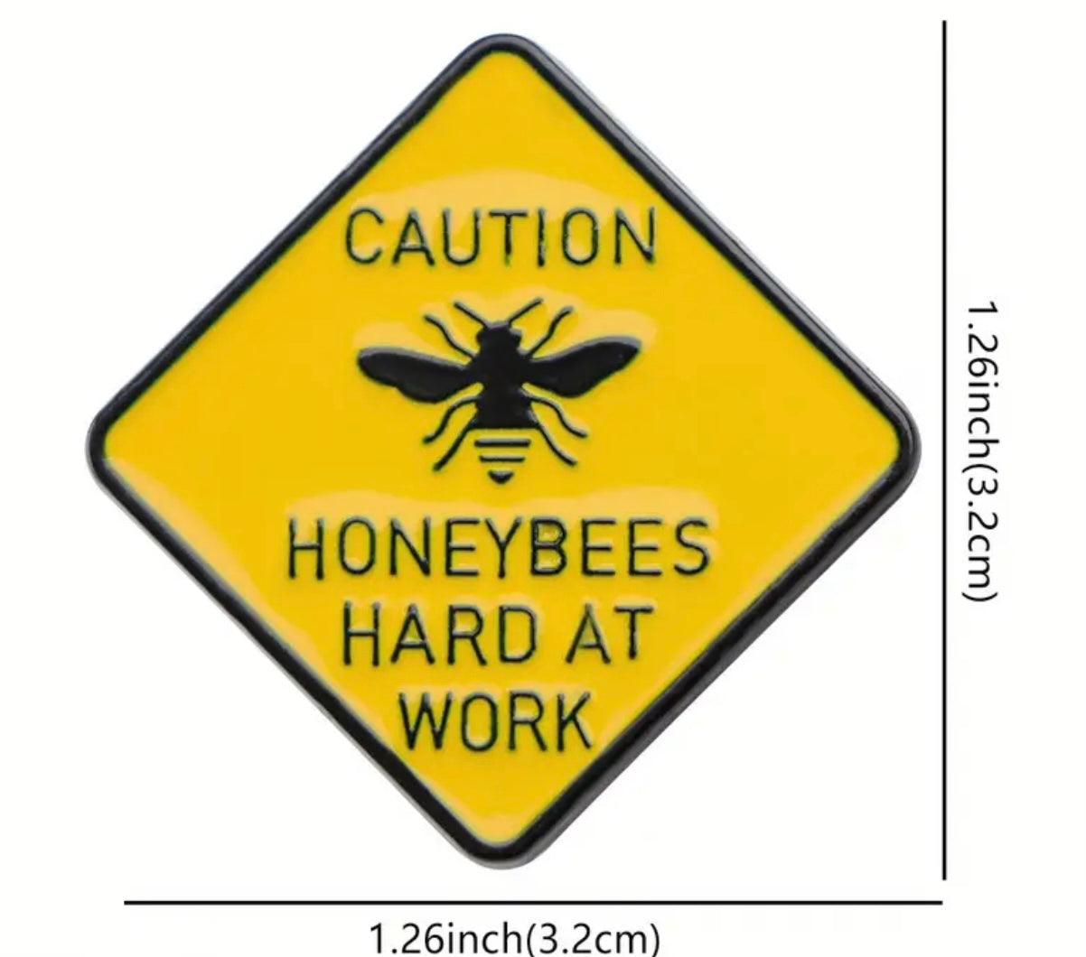 Honeybee Hard At Work - Pin
