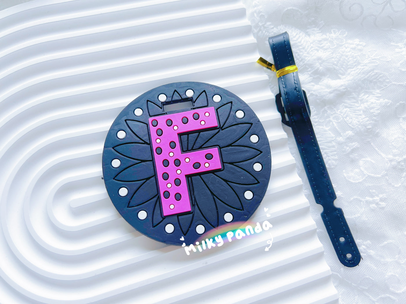 Initial Letter Luggage Tag