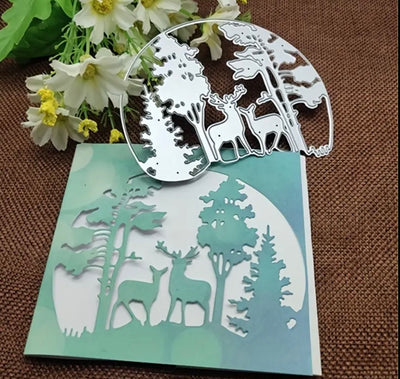 Christmas Deer Cutting Die