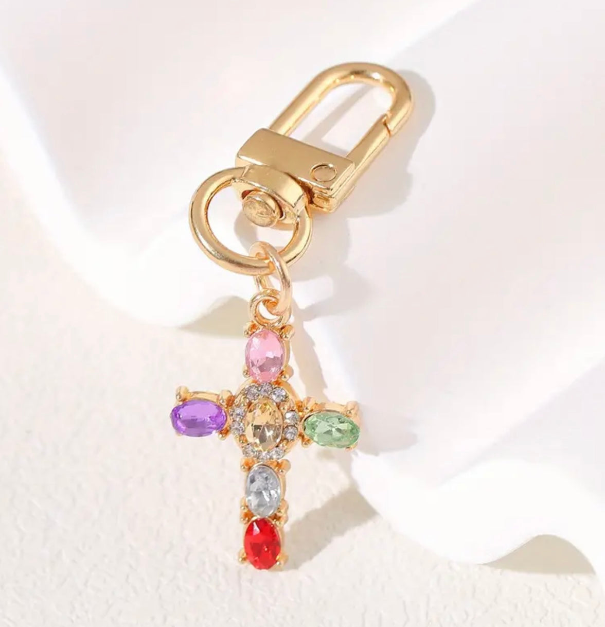 Cross Keyring Charm