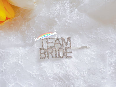 Team Bride Hair Clip