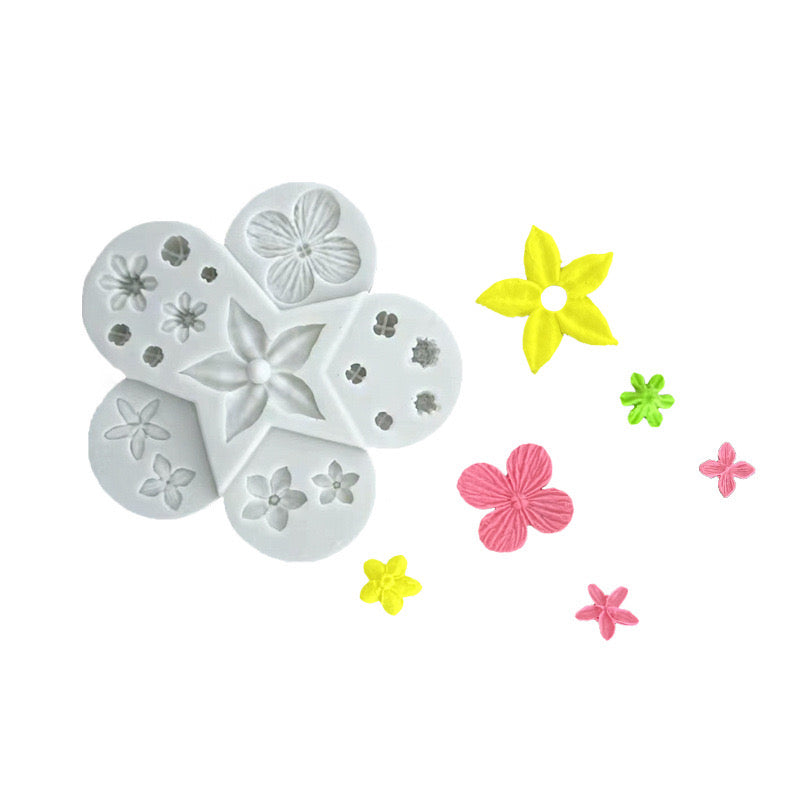 Flowers Fondant Mould