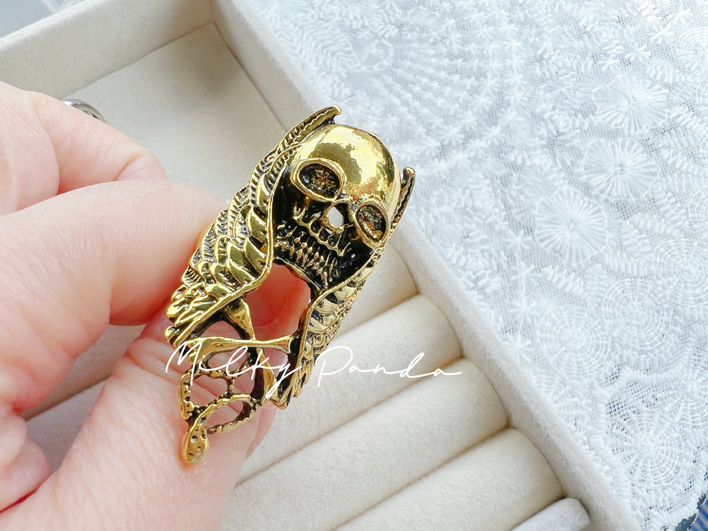 Skull Finger Ring