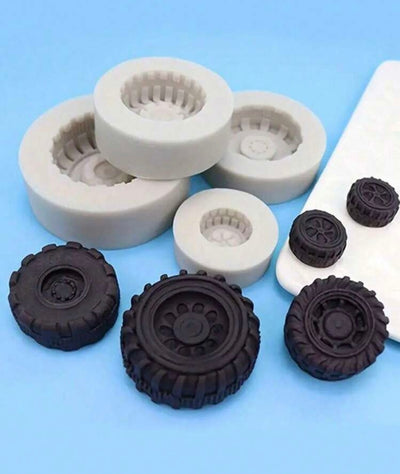 Tyre Wheel Fondant Mould