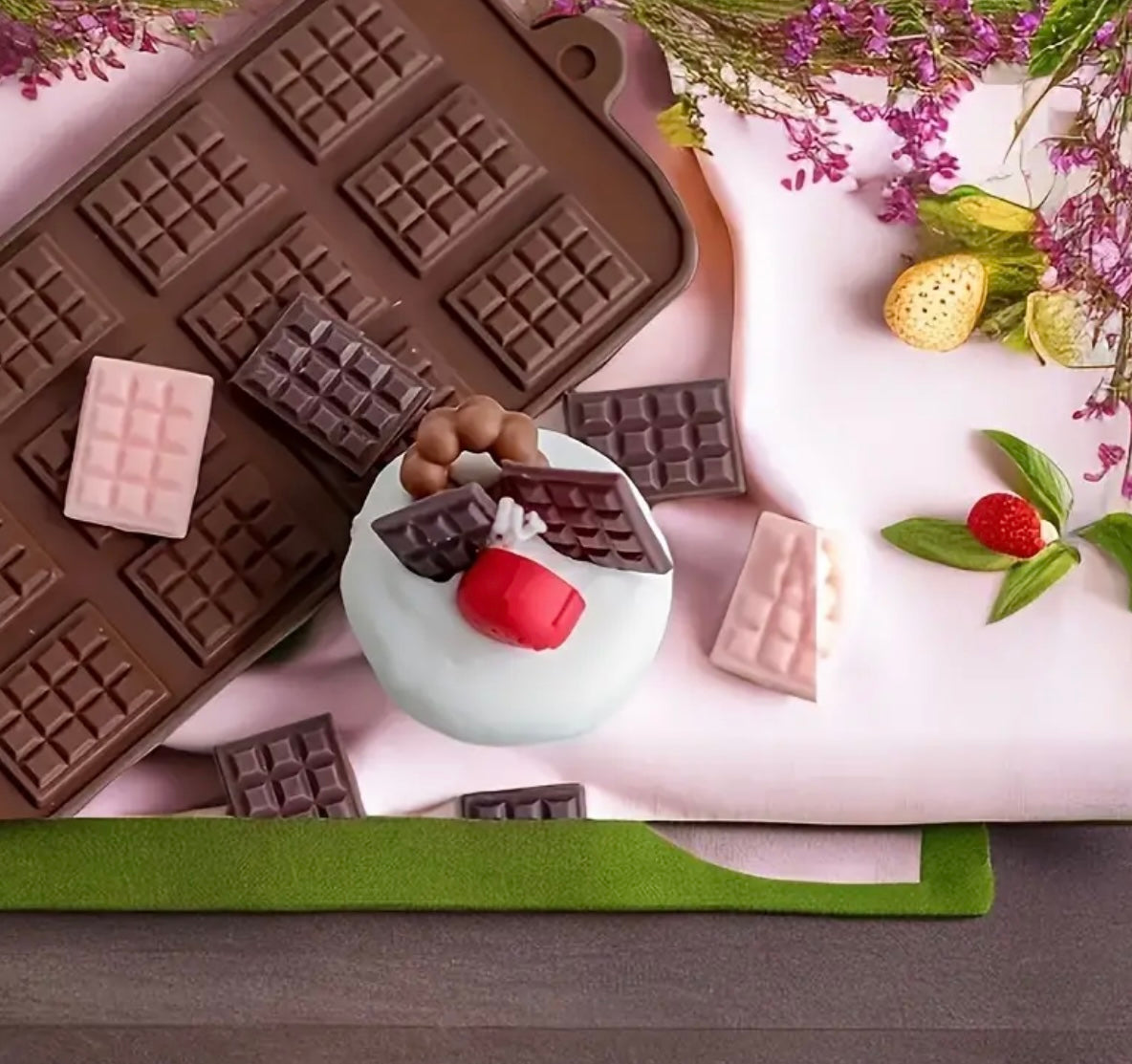 Mini Chocolate Bar Silicone Mould
