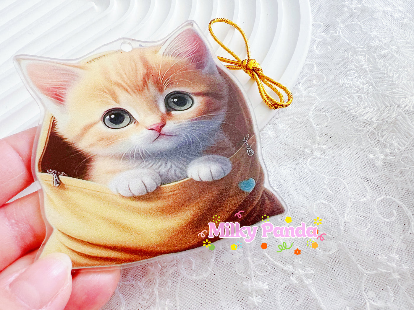 Cat Keyring Charm