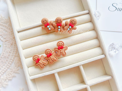 Gingerbread Man Hair Clip