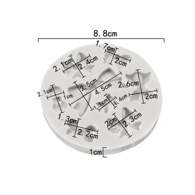 Multi Bow Fondant Mould