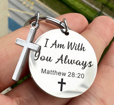 Christian Bible Verse Keyring