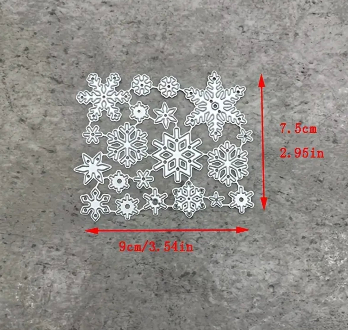 Christmas Snowflakes Cutting Die