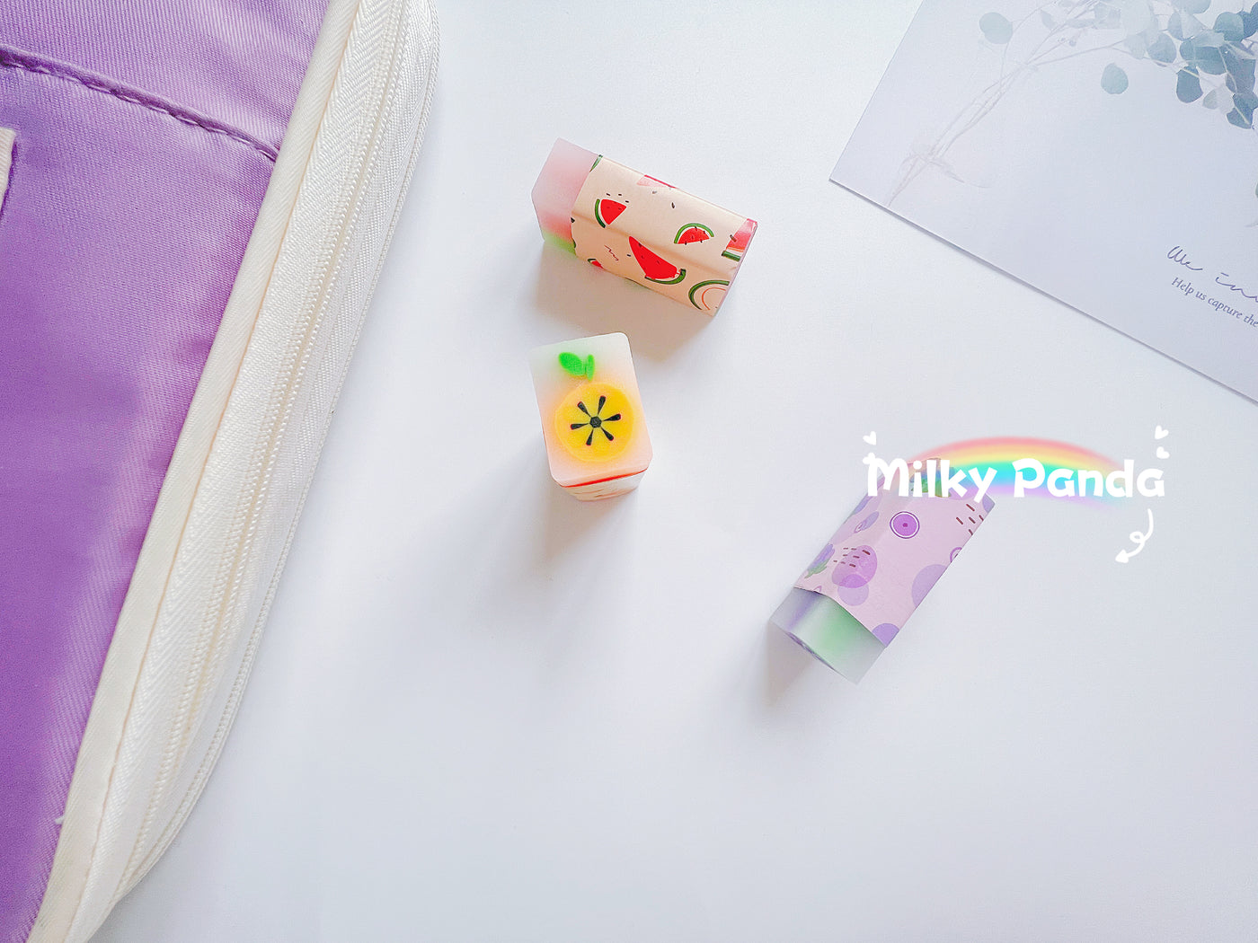 Fruit Scented Erasers