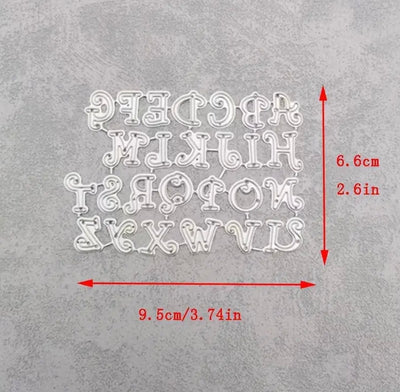 Alphabet Letter Cutting Die