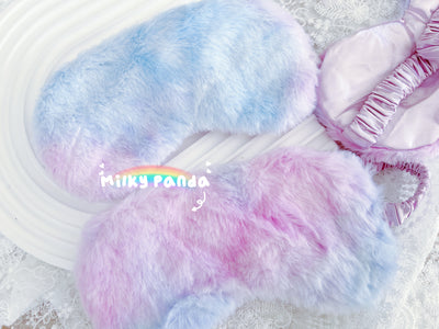 Fluffy eye mask