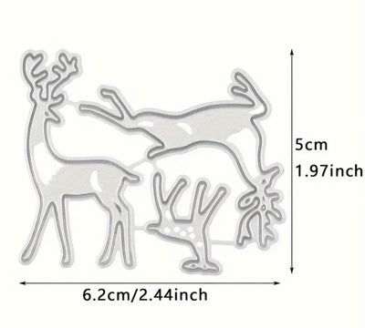 Tree & Reindeer Cutting Die