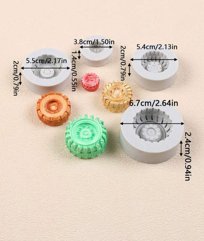Tyre Wheel Fondant Mould