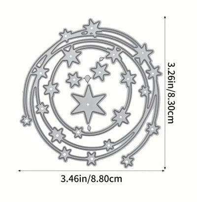 Swirl Stars Cutting Die