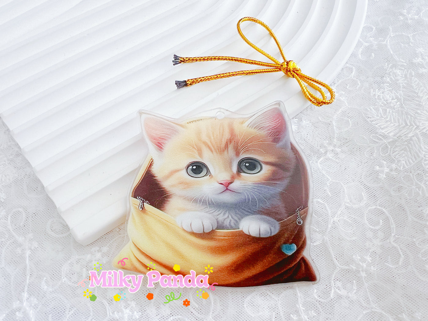 Cat Keyring Charm