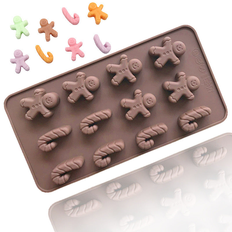 Christmas Gingerbread Man Chocolate Mould