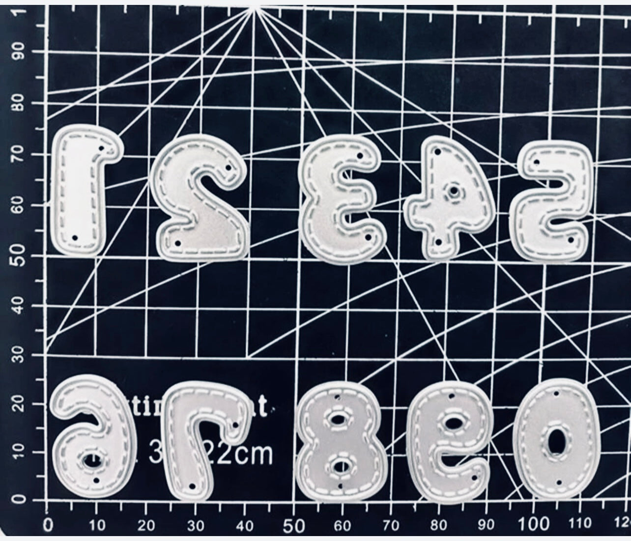 Number Cutting Die