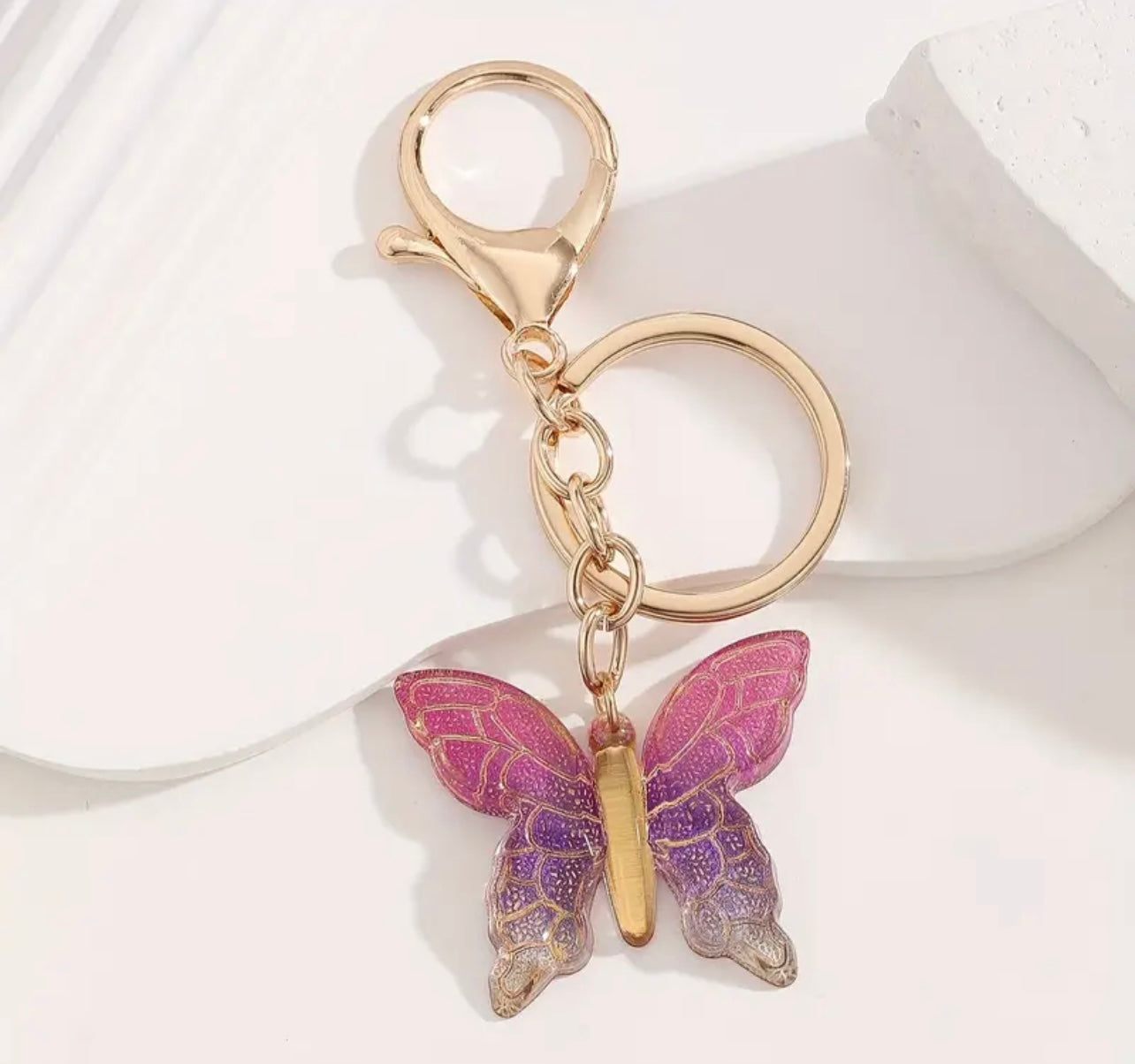 Butterfly Keyring