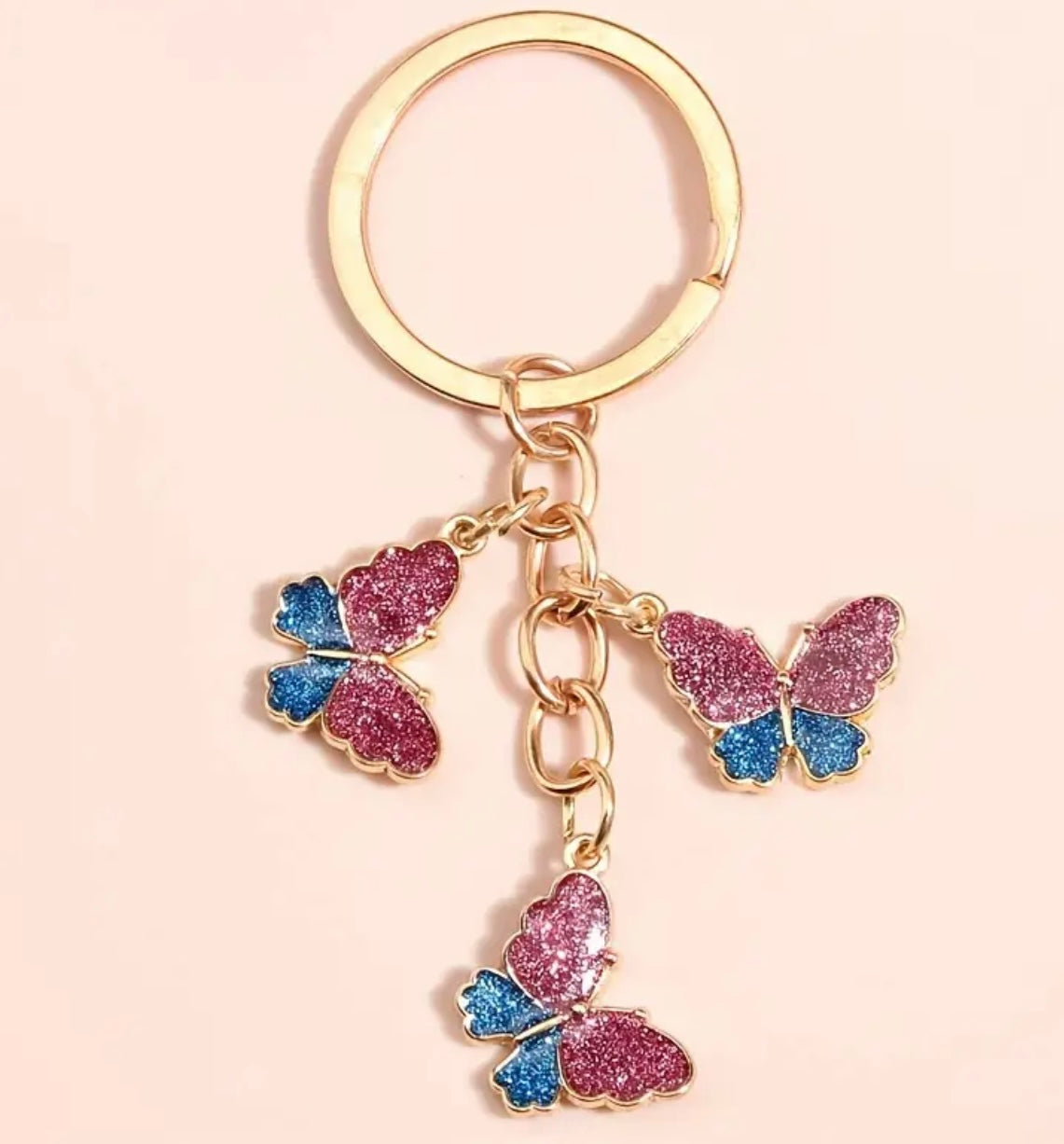 Butterfly Keyring